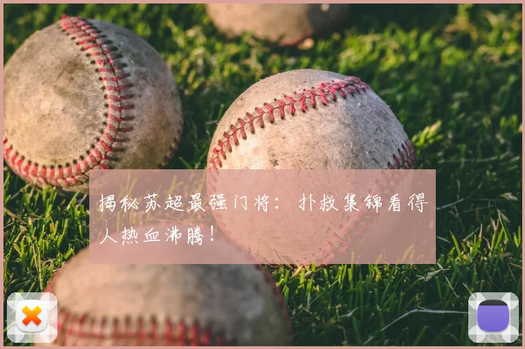 揭秘苏超最强门将：扑救集锦看得人热血沸腾！